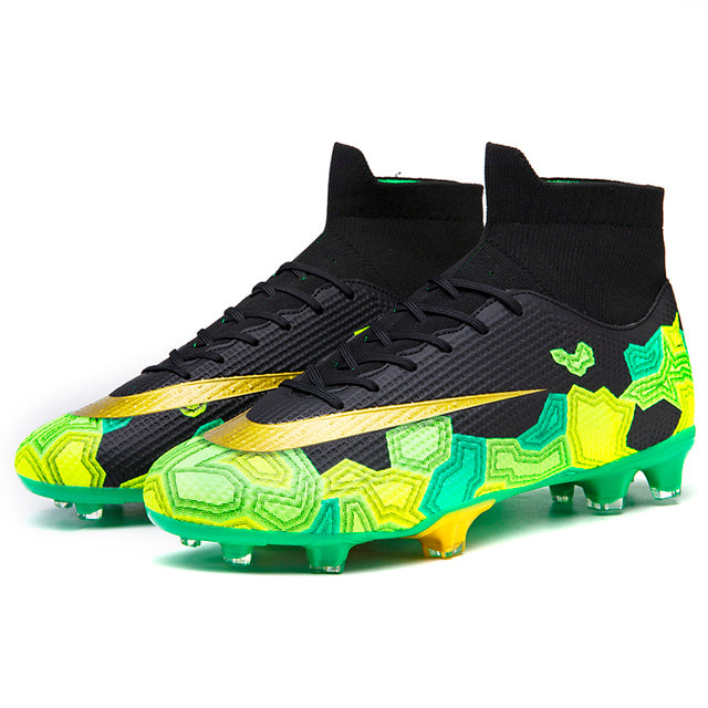 Men's Outdoor Sports Soccer Shoes in Microfiber Material