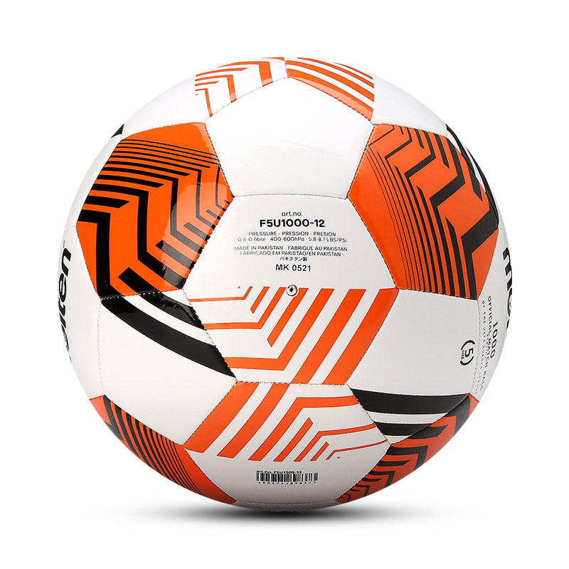 Size 5 Machine-Stitched TPU Soccer Ball - Orange
