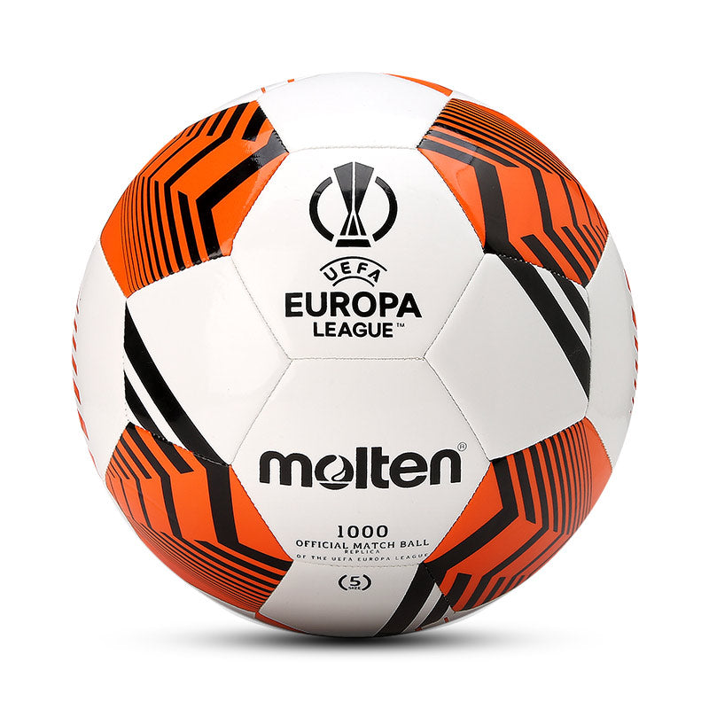 Size 5 Machine-Stitched TPU Soccer Ball - Orange