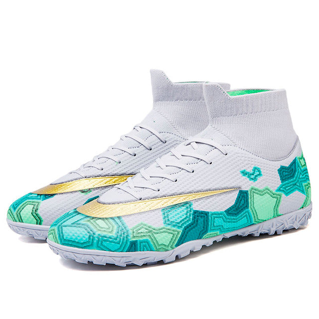 Men's Outdoor Sports Soccer Shoes in Microfiber Material