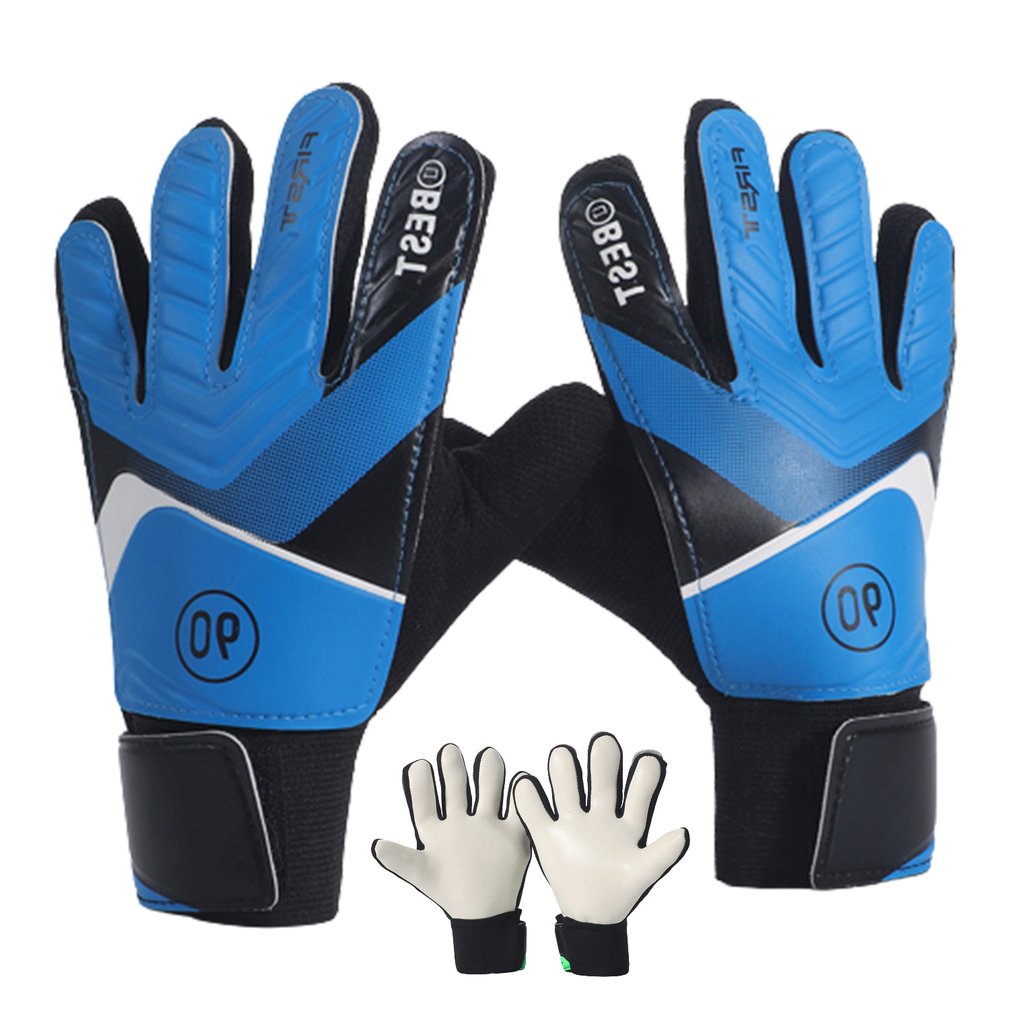 Kids' Soccer Goalkeeper Gloves with Anti-Slip Latex